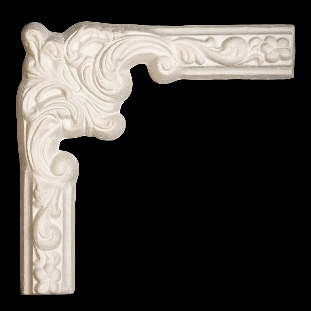 Corte de yeso ornamental